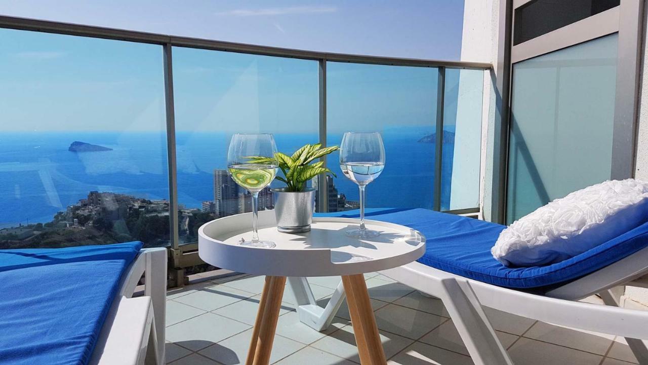 Highrise Apartment With Private Terrace & Sea Views - 34Th Floor Benidorm Buitenkant foto