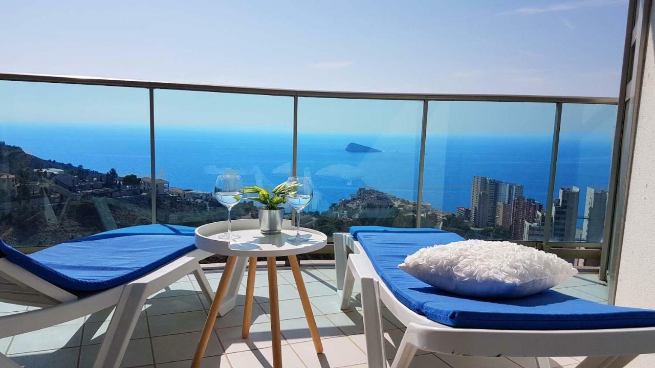 Highrise Apartment With Private Terrace & Sea Views - 34Th Floor Benidorm Buitenkant foto